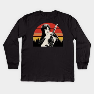 Retro Loretta Lynn Kids Long Sleeve T-Shirt